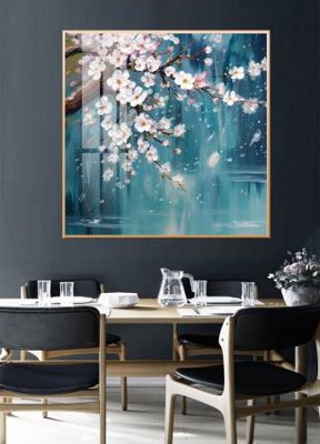 File tranh File gốc in bộ tranh decor treo tường đẹp hoa 5d DC3869 (file gốc) chuẩn màu in