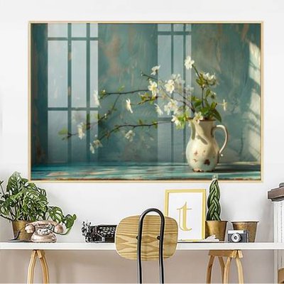 File in trần File gốc in bộ tranh decor treo tường đẹp hoa 5d DC3885 (bản gốc) mây trời