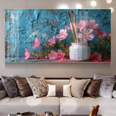 File tranh File gốc in bộ tranh decor treo tường đẹp hoa 5d DC3965 (ảnh gốc) độc quyền