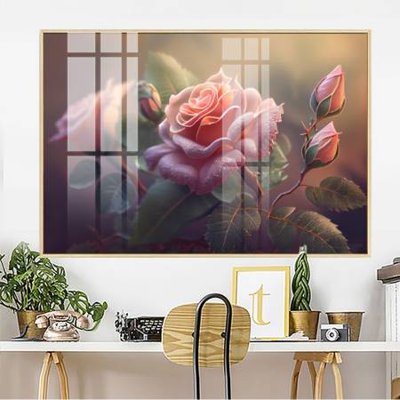 File gốc File gốc in bộ tranh decor treo tường đẹp hoa 5d DC3987 (thiết kế) độc quyền