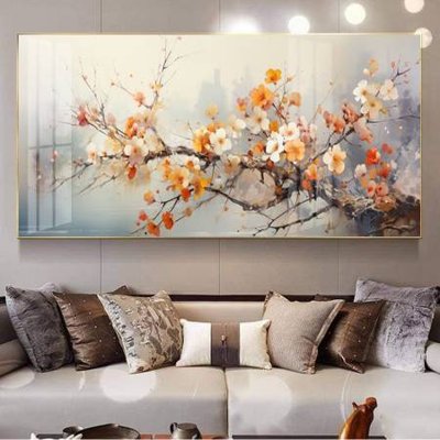 File in trần File gốc in bộ tranh decor treo tường đẹp hoa 5d DC4000 (file gốc) hoa văn 3D