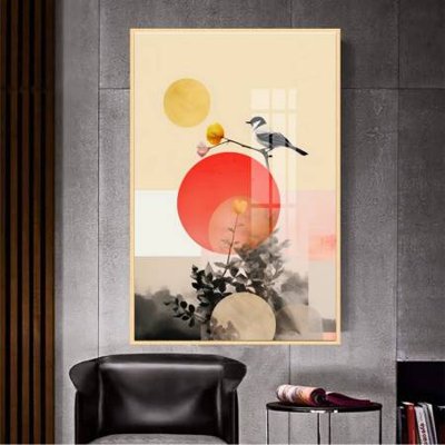 Download file gốc File gốc in bộ tranh decor treo tường đẹp hoa 5d DC4028 (in lụa) cao cấp