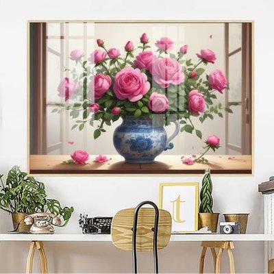 Hình ảnh file gốc File gốc in bộ tranh decor treo tường đẹp hoa 5d DC4034 (chất lượng cao)