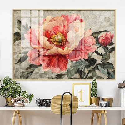 File tranh gốc File gốc in bộ tranh decor treo tường đẹp hoa 5d DC4044 (bản quyền) độc đáo