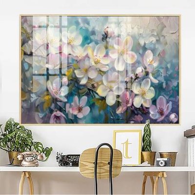 File in mica File gốc in bộ tranh decor treo tường đẹp hoa 5d DC4051 (ảnh gốc) đẹp