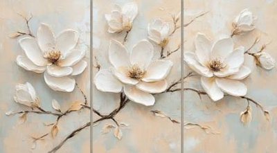 Download file File gốc in bộ tranh decor treo tường đẹp hoa 5d DC4068 (gốc) in mica ốp bếp