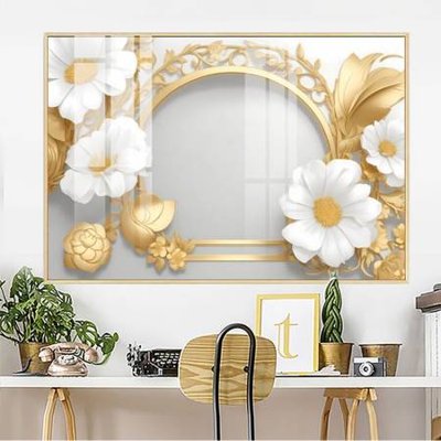 File ảnh gốc File gốc in bộ tranh decor treo tường đẹp hoa 5d DC4076 (chuyên in mica)