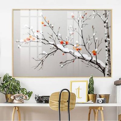 File gốc in tráng gương File gốc in bộ tranh decor treo tường đẹp hoa 5d DC4087 chi tiết