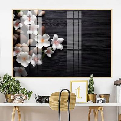 File gốc in mica File gốc in bộ tranh decor treo tường đẹp hoa 5d DC4105 chất lượng