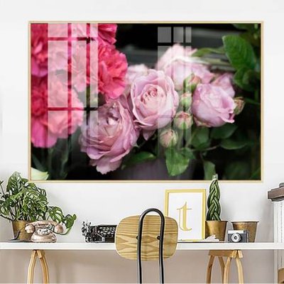 Hình ảnh file gốc in trần nhà File gốc in bộ tranh decor treo tường đẹp hoa 5d DC4116