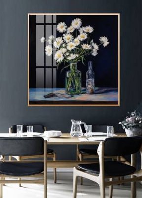 Download file gốc File gốc in bộ tranh decor treo tường đẹp hoa 5d DC4141 (in mica) trong suốt