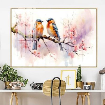 File tranh in mica File gốc in bộ tranh decor treo tường đẹp hoa 5d DC4197 (độ phân giải cao)