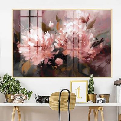 File tranh File gốc in bộ tranh decor treo tường đẹp hoa 5d DC4199 (bản gốc) in canvas