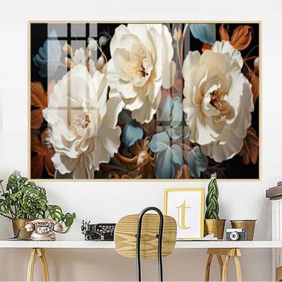 File tranh File gốc in bộ tranh decor treo tường đẹp hoa 5d DC4242 (gốc) chủ đề thành phố