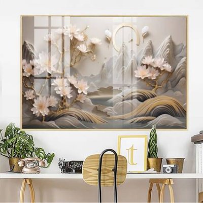 Download file gốc File gốc in bộ tranh decor treo tường đẹp hoa 5d DC4263 (in mica) trang trí
