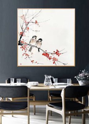 File gốc File gốc in bộ tranh decor treo tường đẹp hoa 5d DC4283 (in mica) cắt laser