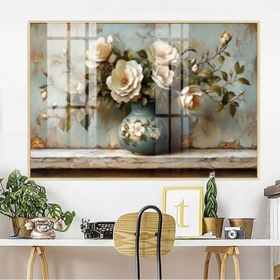 File tranh File gốc in bộ tranh decor treo tường đẹp hoa 5d DC4324 (gốc) chủ đề thiên nhiên