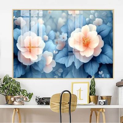 File in ấn File gốc in bộ tranh decor treo tường đẹp hoa 5d DC4336 chuyên nghiệp