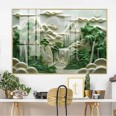 File tranh gốc in trần nhà File gốc in bộ tranh decor treo tường đẹp hoa 5d DC4337 3D