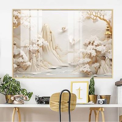 Download file gốc File gốc in bộ tranh decor treo tường đẹp hoa 5d DC4390 (in mica) logo