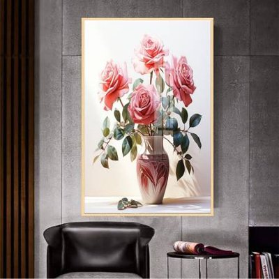 File tranh File gốc in bộ tranh decor treo tường đẹp hoa 5d DC4424 (gốc) chủ đề con người