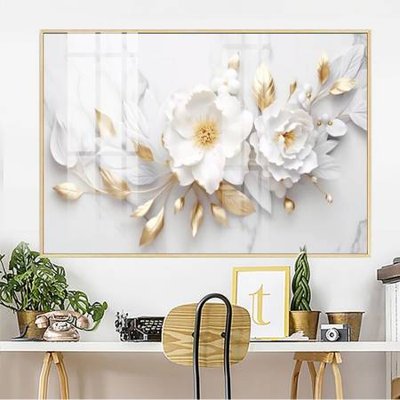 File gốc File gốc in bộ tranh decor treo tường đẹp hoa 5d DC4468 (in lụa) tranh phong thủy