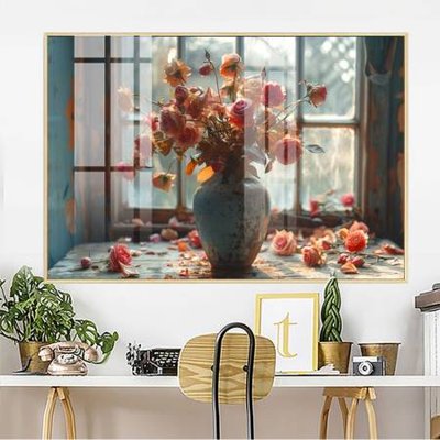 File tranh File gốc in bộ tranh decor treo tường đẹp hoa 5d DC4487 (ảnh gốc) chi tiết rõ ràng