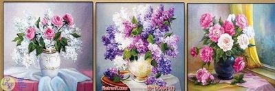 Download file gốc Tranh treo hiện đại DC494 (in lụa) hoa lá