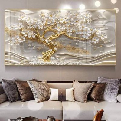 File tranh File gốc file tranh phù điêu 5d treo tường cực đẹp DK4546 (bản gốc) in lụa dán tường