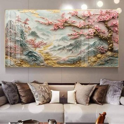 File gốc File gốc file tranh phù điêu 5d treo tường cực đẹp DK4695 (in lụa) trang trí tường