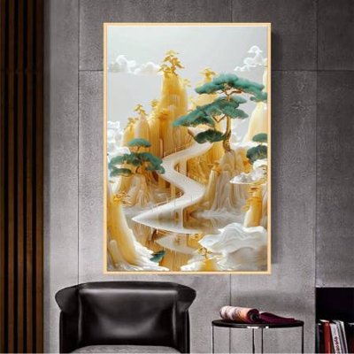 File tranh File gốc file tranh phù điêu 5d treo tường cực đẹp DK4704 (gốc) chủ đề thiên nhiên