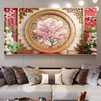 Hình ảnh file gốc File gốc file tranh phù điêu 5d treo tường cực đẹp DK4710 cho in UV