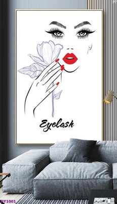 Mua file gốc Tranh trang trí đông y dưỡng sinh spa môi mi DY1001 (in ấn) tại Filetranh.com