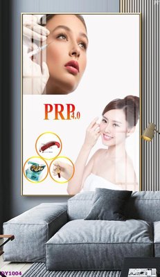 File ảnh Tranh trang trí đông y dưỡng sinh spa môi mi DY1004 (gốc) in standee