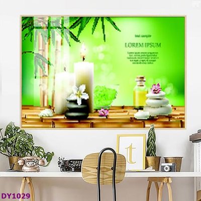 File ảnh gốc Tranh trang trí đông y dưỡng sinh spa môi mi DY1029 không vỡ nét