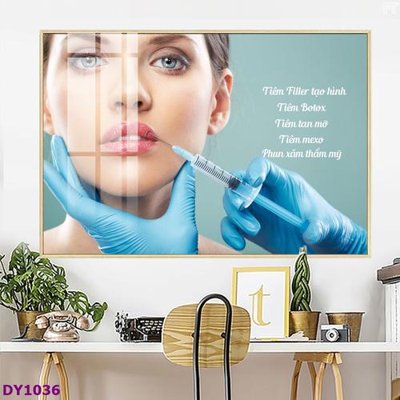 Tải file gốc Tranh trang trí đông y dưỡng sinh spa môi mi DY1036 (in bạt) quảng cáo