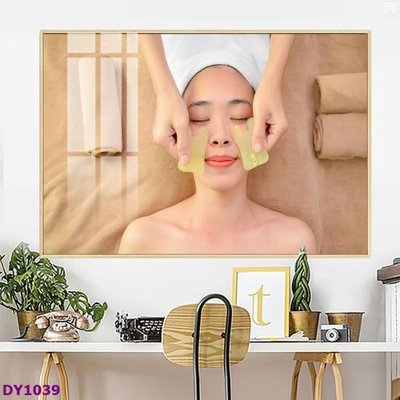 File PSD in ấn Tranh trang trí đông y dưỡng sinh spa môi mi DY1039 (chất lượng cao)