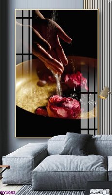 File gốc Tranh trang trí đông y dưỡng sinh spa môi mi DY1052 (vector) cho in ấn