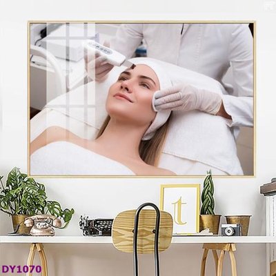 File tranh gốc Tranh trang trí đông y dưỡng sinh spa môi mi DY1070 chủ đề hiện đại