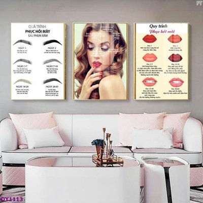 Mua file tranh gốc Tranh trang trí đông y dưỡng sinh spa môi mi DY1113 tại Filetranh.com