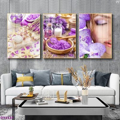 Download file gốc Tranh trang trí đông y dưỡng sinh spa môi mi DY1137 (in lụa) cao cấp