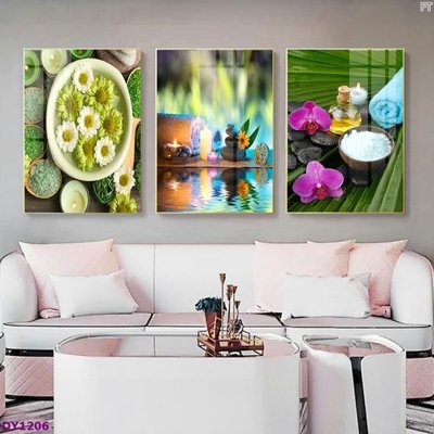 File PSD in ấn Tranh trang trí đông y dưỡng sinh spa môi mi DY1206 (chất lượng cao)