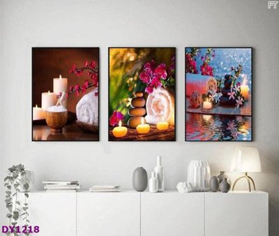 File tranh gốc Tranh trang trí đông y dưỡng sinh spa môi mi DY1218 (bản quyền) độc đáo