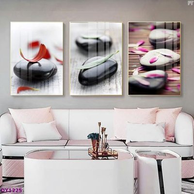 Ảnh gốc file in lụa Tranh trang trí đông y dưỡng sinh spa môi mi DY1225 chi tiết