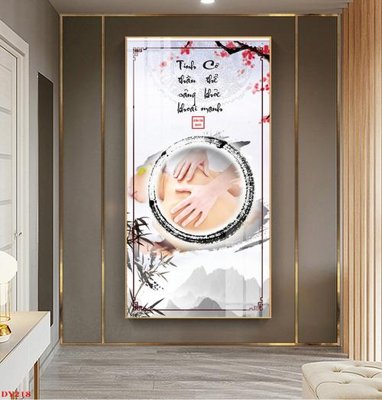 Tải file tranh Tranh trang trí đông y spa môi mi DY218 (ảnh gốc) ngay