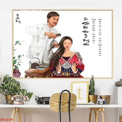 Tải file Tranh trang trí đông y spa môi mi DY219 (gốc) chủ đề tôn giáo