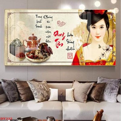 Tải file Tranh trang trí đông y spa môi mi DY222 (gốc) làm file in ấn