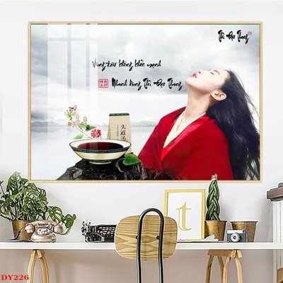 File ảnh Tranh trang trí đông y spa môi mi DY226 (gốc) in biển hiệu
