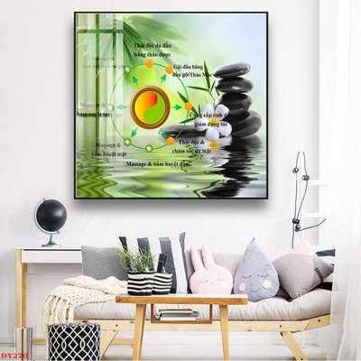 File in trần Tranh trang trí đông y spa môi mi DY270 (bản gốc) trời sao