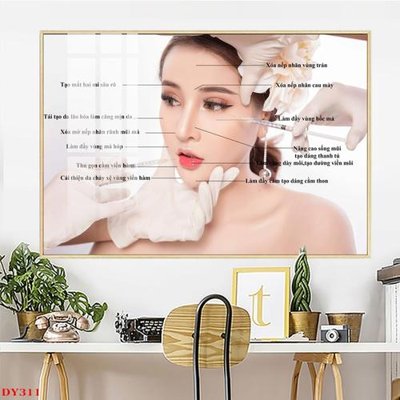 File gốc in ấn Tranh trang trí đông y spa môi mi DY311 (sẵn sàng tải về)